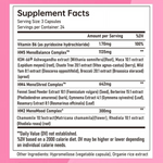 Happy Mammoth Hormone Harmony – Vegan Menopause Support | Hormone Balance, Hot Flash & Mood Relief (72 Capsules)
