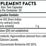 THORNE Berberine – Dual Action Formula (Pack of 2) – 120 Capsules Total